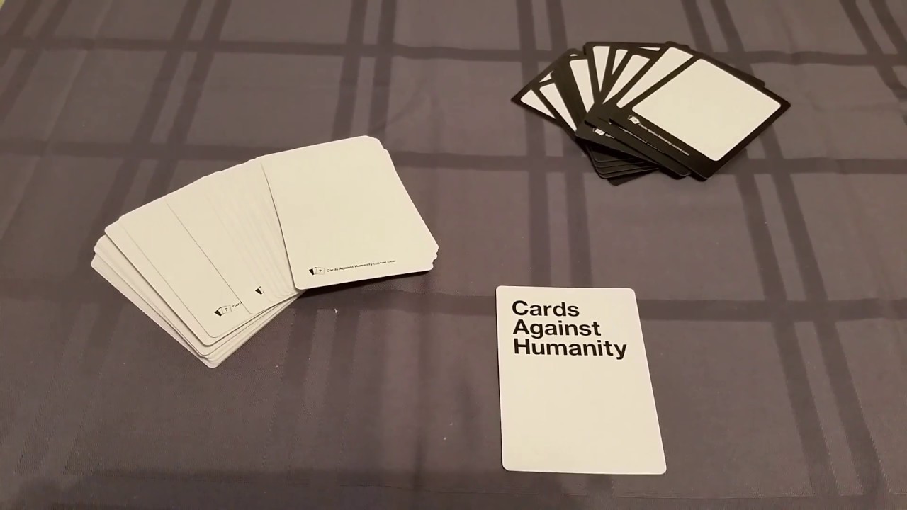 ingen forbindelse Evolve Præferencebehandling How to make your own custom Cards Against Humanity - YouTube