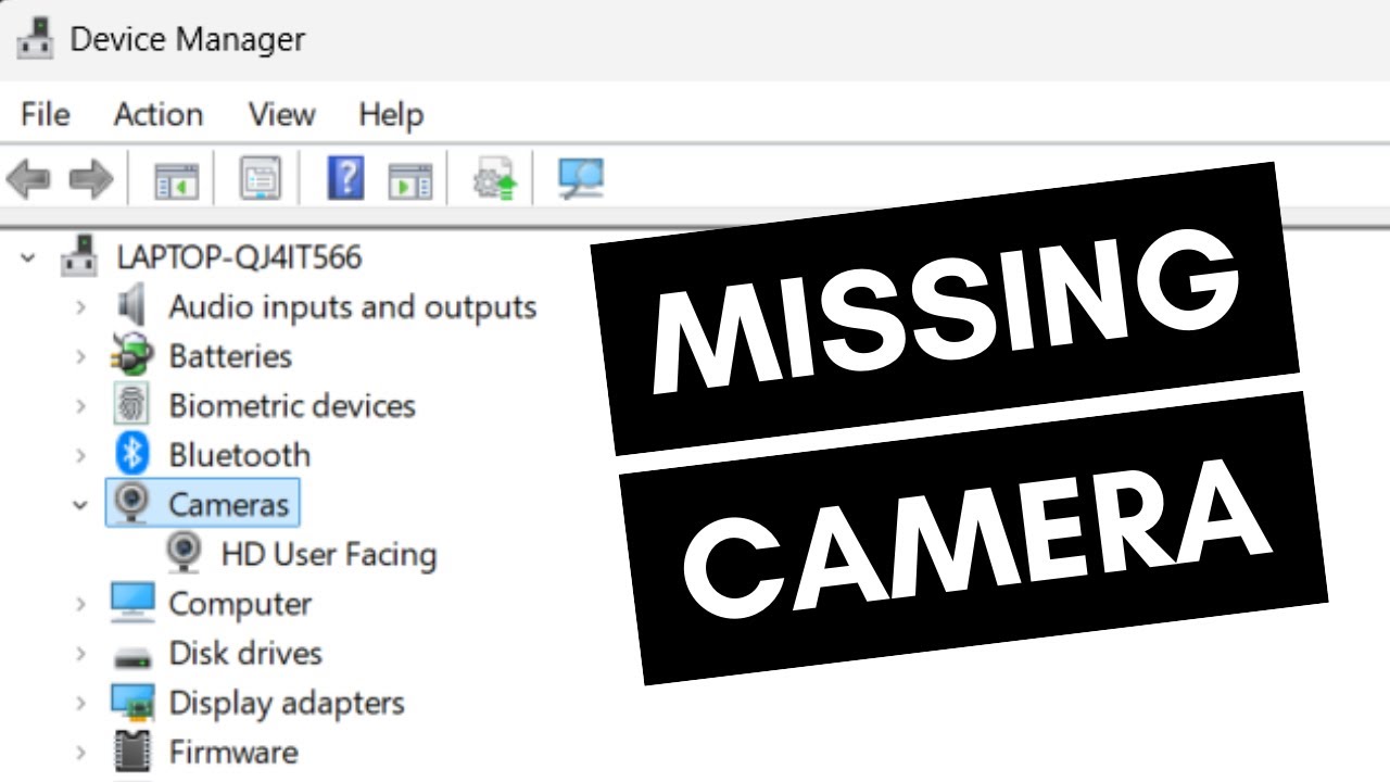 How To Fix Camera Missing in Device Manager on Windows 10 Problem - YouTube