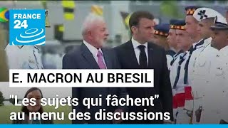 Visite d'Emmanuel Macron au Brésil : 