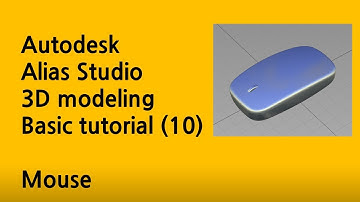 Autodesk Alias Studio / AutoStudio 3D Modeling Basic Tutorial - Mouse2