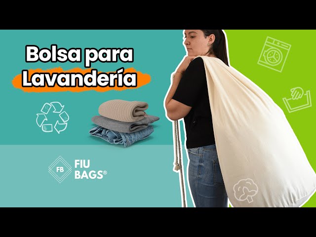 Apoco llevas tu ropa sucia a la lavandería en una bolsa de