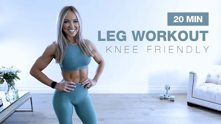 20 MIN KNEE FRIENDLY LEG WORKOUT with Dumbbells | NO JUMPING