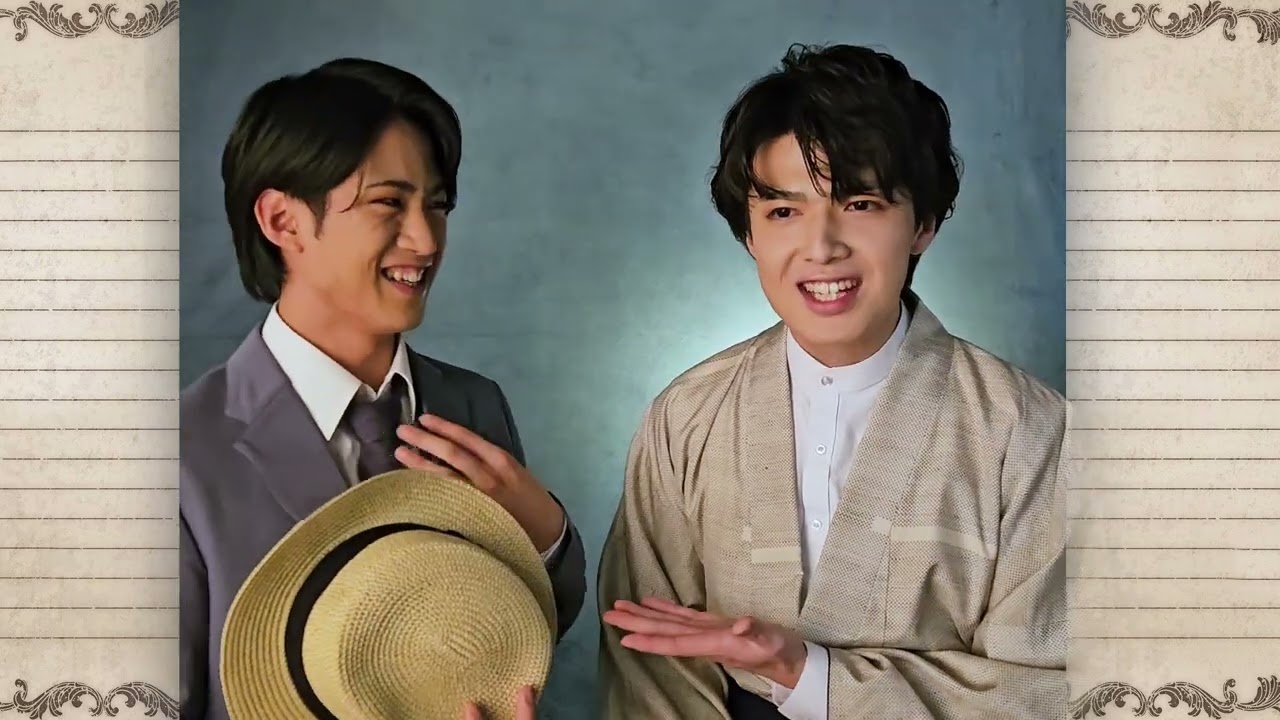 文豪LETTERSコメント 桐田伶音・坂垣怜次