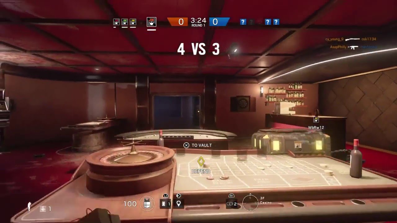 Tom Clancy's Rainbow Six// staying still?????