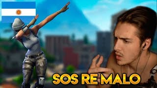 ME HAGO PASAR POR ARGENTINO NOOB/PRO en FORTNITE | PARTE #1