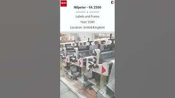 Used Labels and Forms Machine | Nilpeter - FA 2500 for SALE @Machinedalal