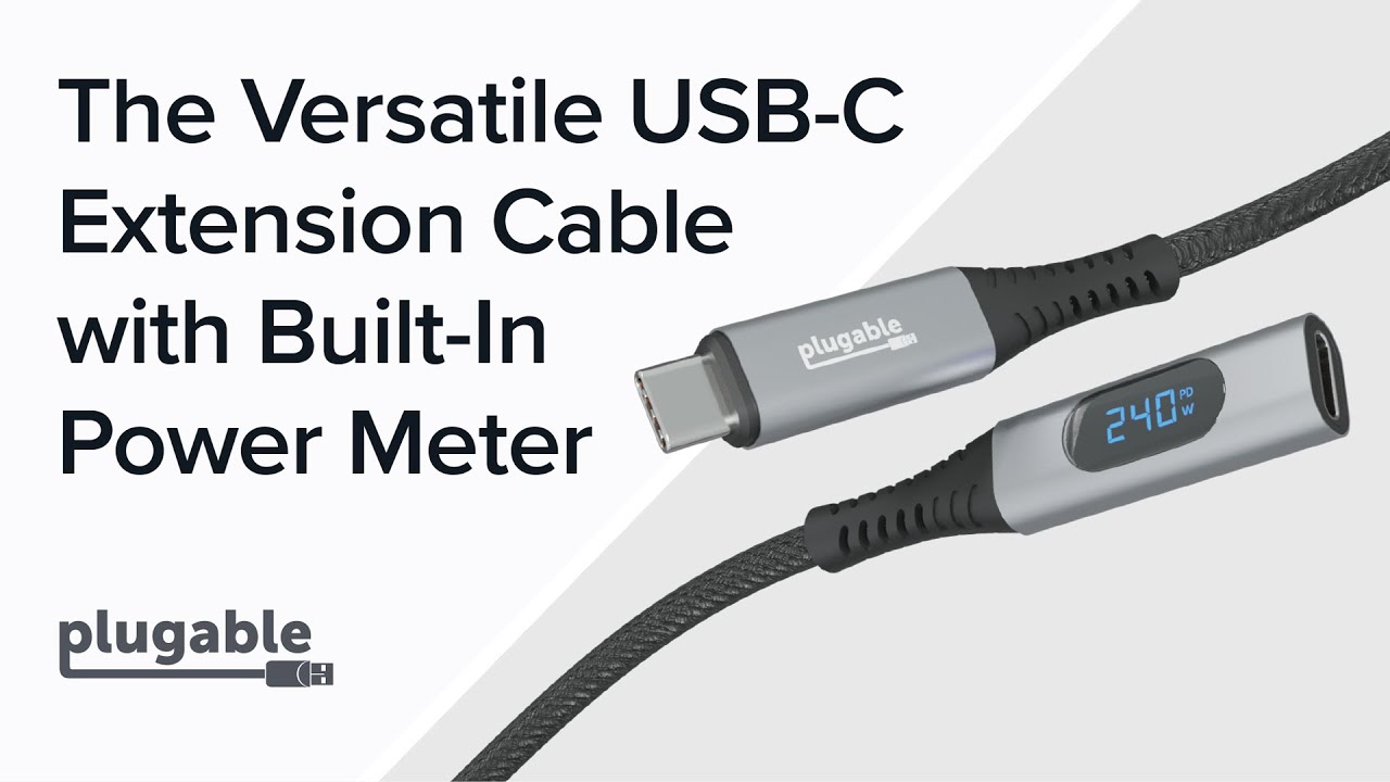 The Versatile USBC Extension Cable with BuiltIn Power Meter YouTube