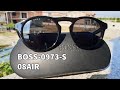 Boss by hugo boss lunettes de soleil polarises pour hommes boss 0973 s 08air