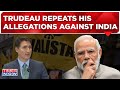 India vs Canada News Live: Justin Trudeau Repeats Allegation Against India Without Any Evidence