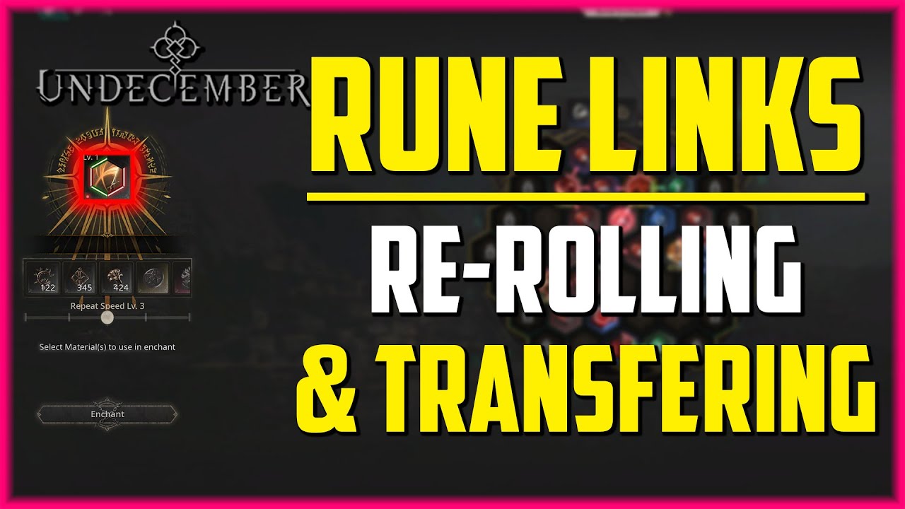 Undecember 🎇 Skill Runes and Link Runes Beginner Guide 