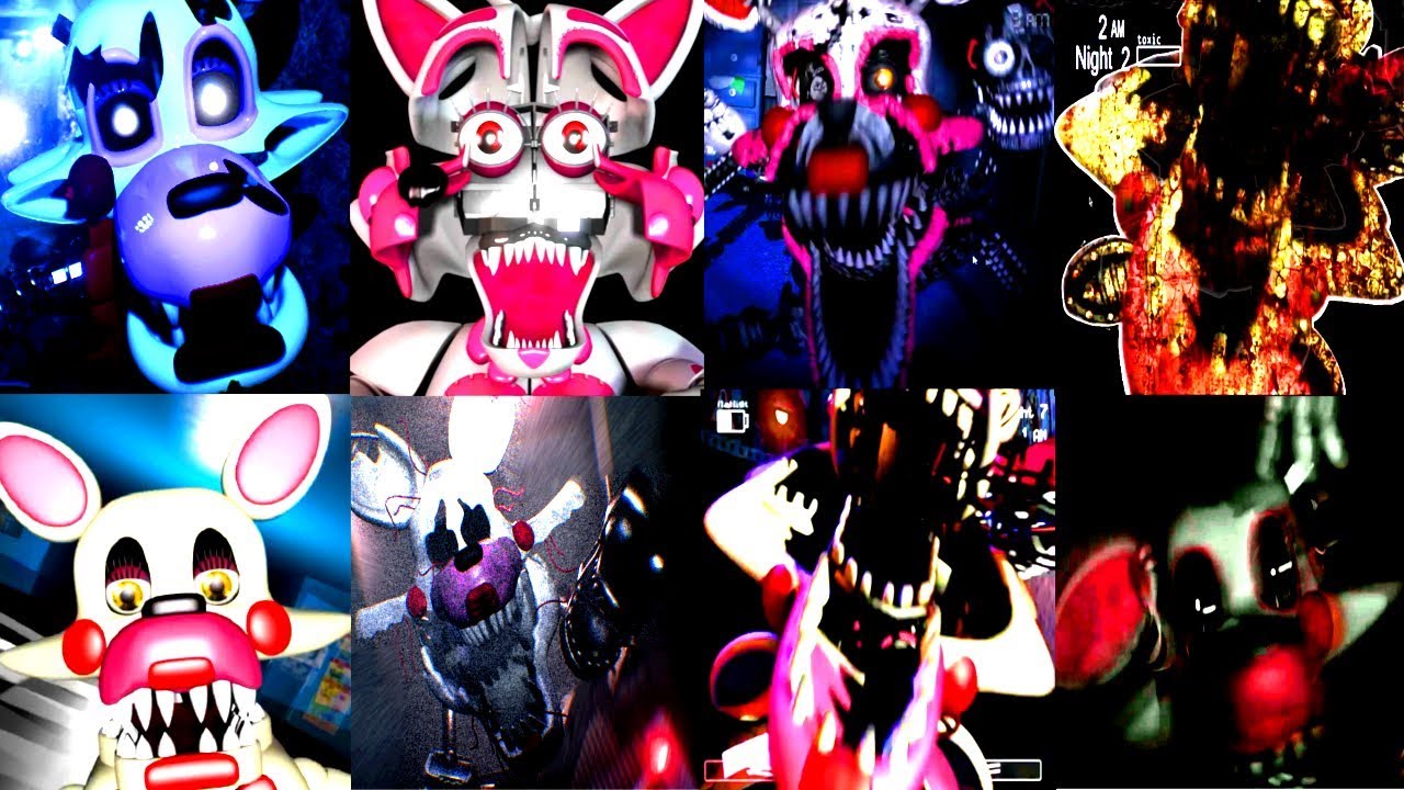 Nightmare Mangle Jumpscare Frame Recreation by SpinotroniC (me) :  r/fivenightsatfreddys