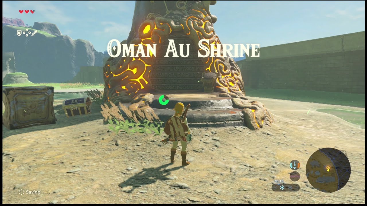 Zelda breath of the Wild First Trial (Oman Au Shrine)