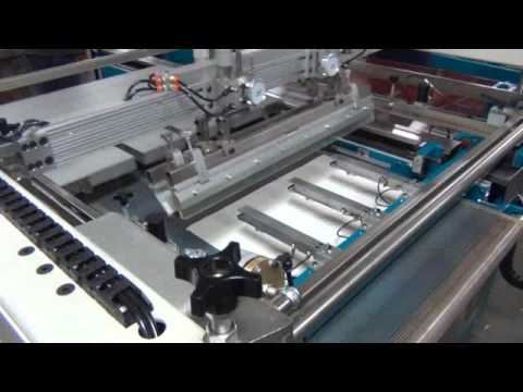 Accu-Print High-Tech HL Four-Post Screen Printer - YouTube