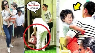 Taimur Ali Khan Cant Stop Crying, Refuses To Go To School On First Day With Mom Kareena Kapoor Khan