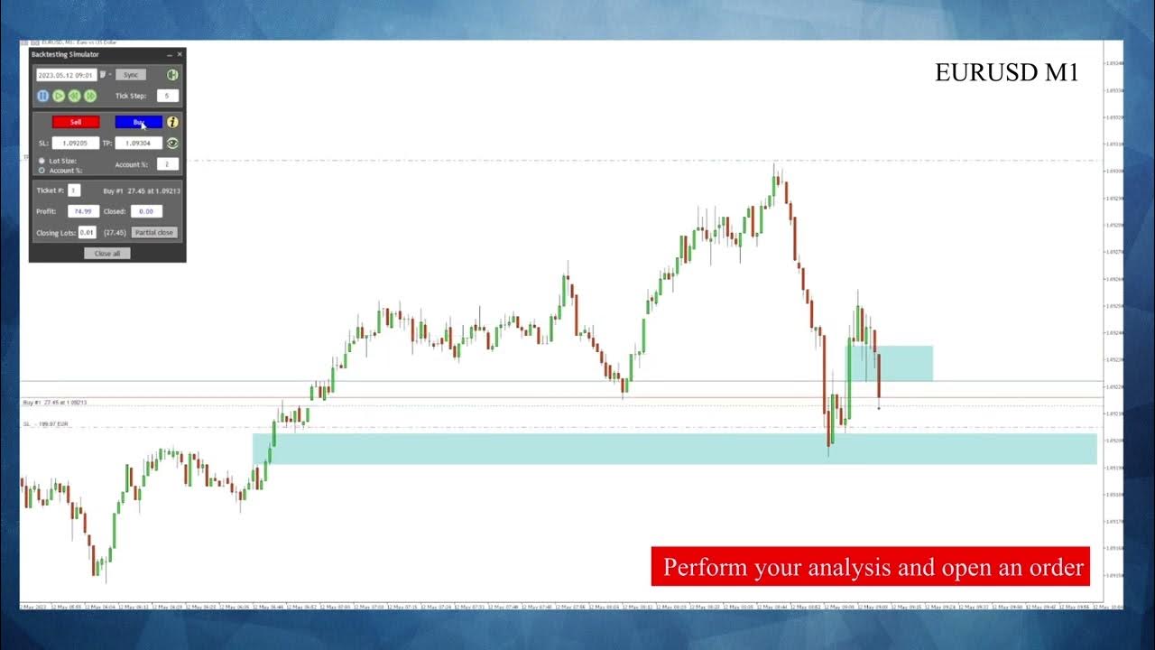 How to use the advanced backtesting simulator in metatrader youtube
