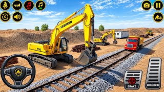 🚆 JCB Railway Construction Simulator – Mega Track Building Mission! screenshot 3