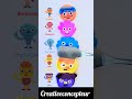 Guess the mixed color of Noodle &amp; Pals #satisfying #colormixing #noodleandpals