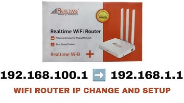 realtime 4g router IP CHANGE and password change settings