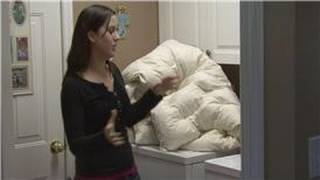 Housekeeping Instructions : How to Wash a Down Comforter