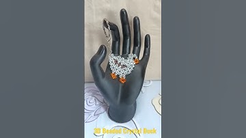 3D Beaded Crystal Duck #diy #new #craft #beauty #beautiful #art #arte #howtomake #doityourself