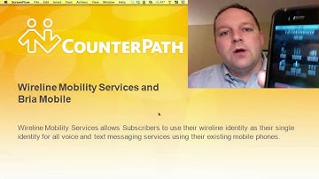 CounterPath Wireline Mobility and Bria iPhone Edition