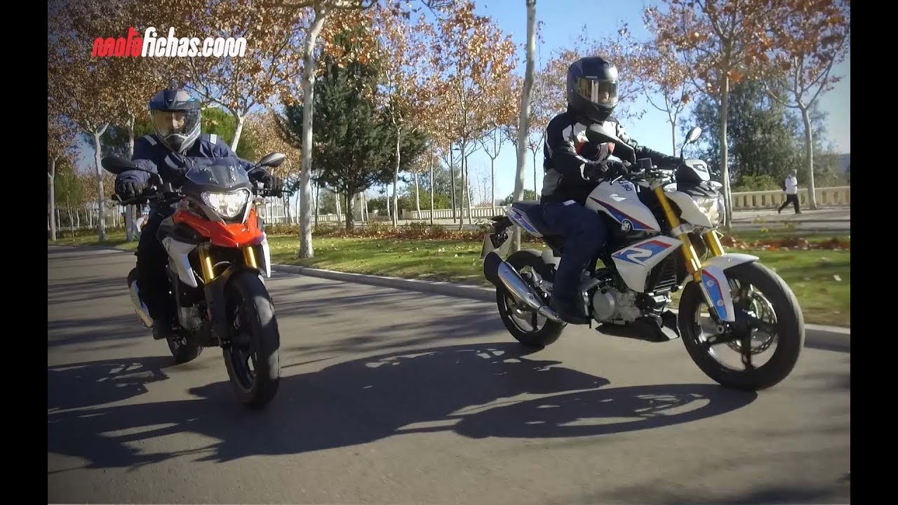 Comparativa BMW G 310 R vs. BMW G 310 GS - YouTube