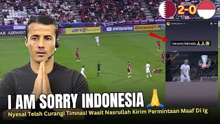 🔴DISANGSI FIFA ! Wasit Indonesia Vs Qatar Di Piala Asia U-23 Minta Maaf Ke Timnas ~ Erick Tak Terima