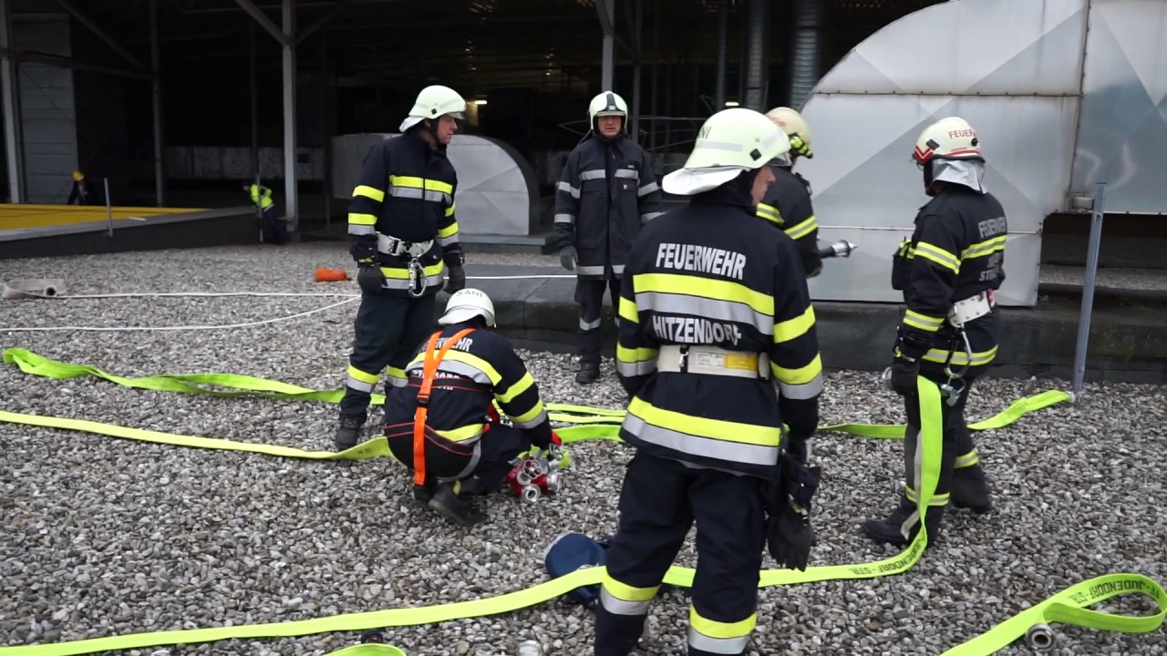 Sappi Gratkorn Feuerwehr Abschnittsübung