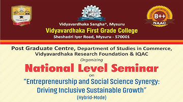 VVPGC " Entrepreneurship and Social Science Synergy Driving Inclusive Sustainable Growth"