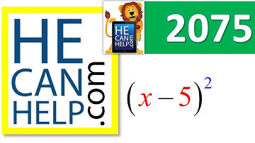 2075 {HECANHELP.COM USA GEORGE MATHEW} Complete the Square Quadratic Equations