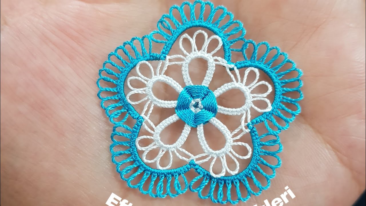 142. Namaz başörtü, havlu ve yazmalara birebir uyumlu mekik motifi#youtube