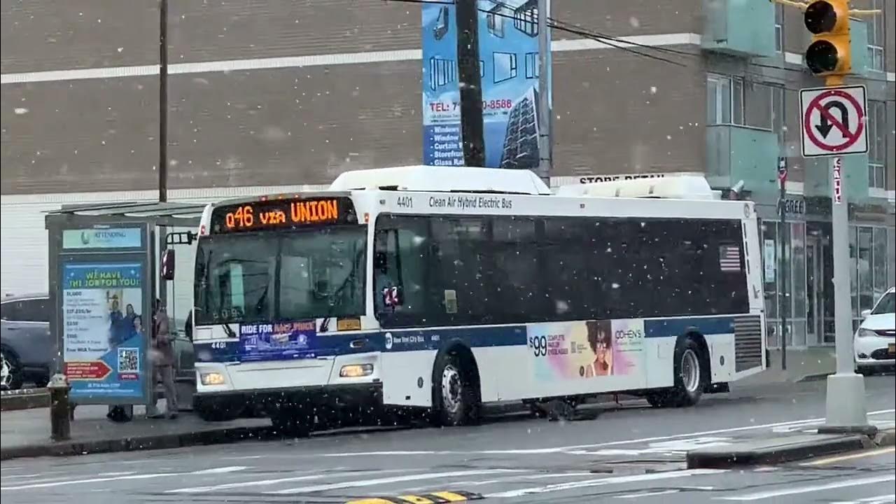 MTA New York City Bus 2009 Orion VII NG 4401 and 4007 Q46 Bus at