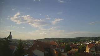 Zeitraffer - Himmel über Eisenach vom 24.06.2016