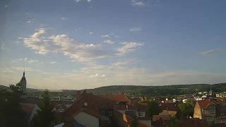 Zeitraffer - Himmel Über Eisenach Vom 24.06.2016
