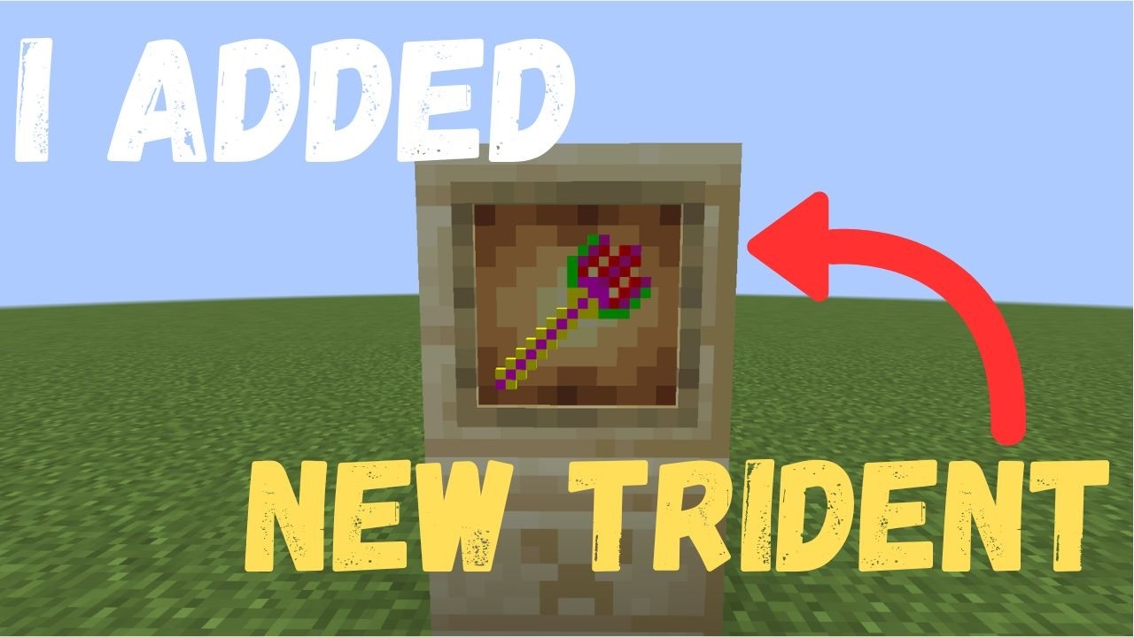 I Added New Trident In Minecraft | Minecraft Java Edition - YouTube