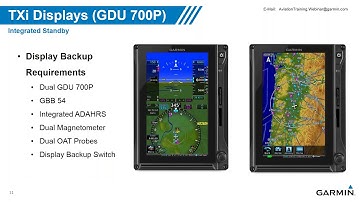 Garmin G500/G600 TXi Touchscreen Displays