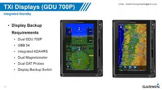 Garmin G500/G600 TXi Touchscreen Displays