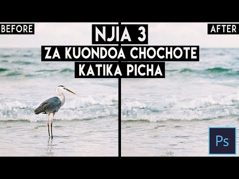 Video: Jinsi ya Kufanya Macho kwenye Picha Zako Ainuke na Photoshop
