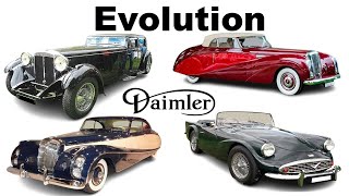 Evolution of Daimler cars - Models by year of manufacture by NTIS News 1,717 views 6 months ago 4 minutes, 30 seconds