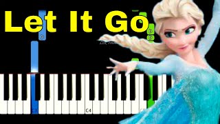 Let It Go (Frozen) - EASY Piano Tutorial