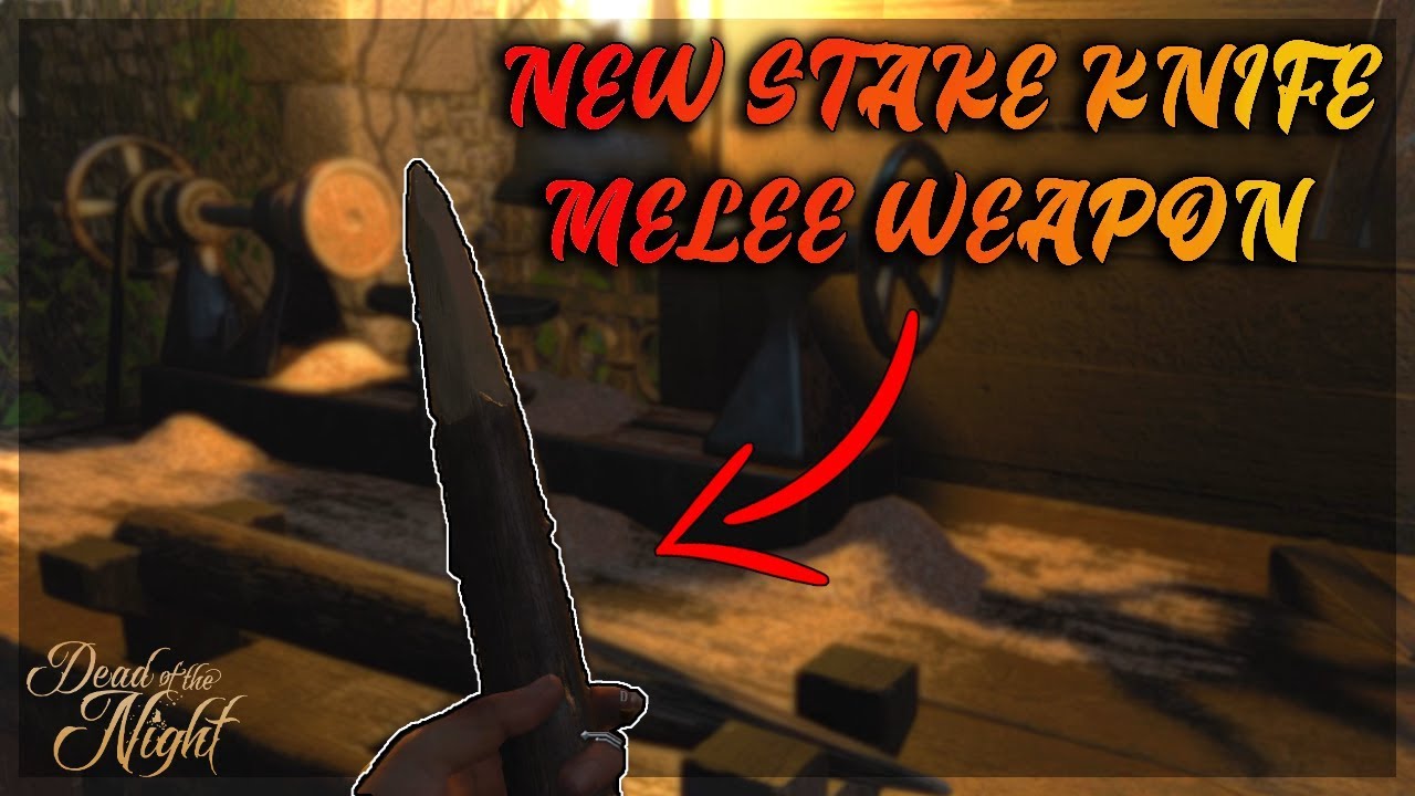 NEW! STAKE KNIFE SECRET MELEE WEAPON GUIDE DEAD OF THE NIGHT (WELL