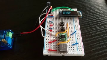 1MHz External Active Oscillator driving ATTiny85 Clock