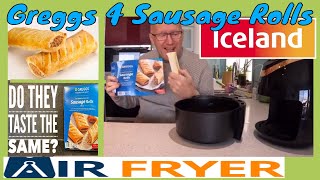 Tried Iceland's Greggs sausage rolls so you don't have to - honest review In an air fryer