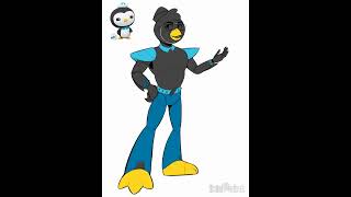 Peso the Penguin as a Glamrock Animatronic 🐧#fnafsecuritybreach #octonauts #speedpaint #ibispaintx
