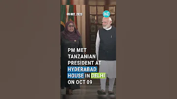 PM Modi Holds Talks With Tanzanian President Samia Suluhu Hassan 
