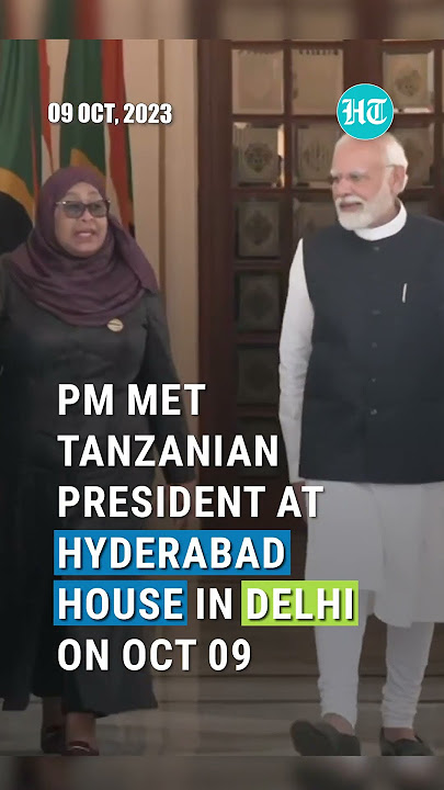 PM Modi Holds Talks With Tanzanian President Samia Suluhu Hassan