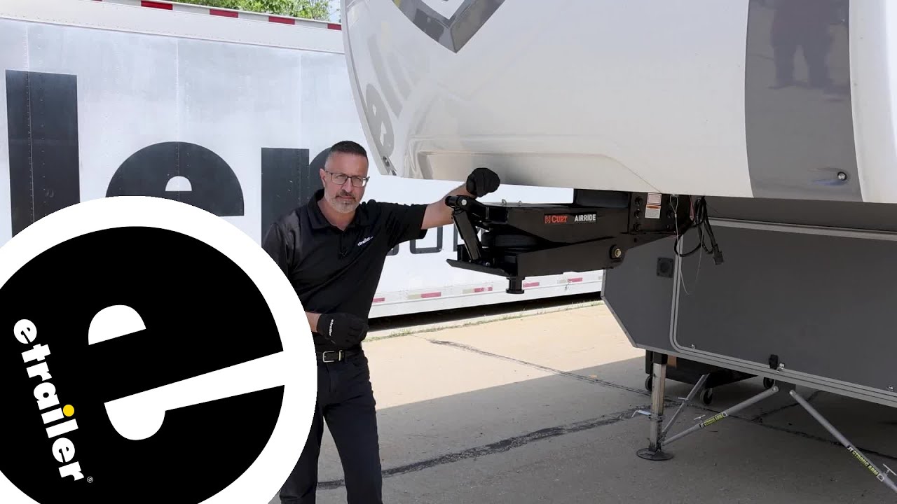 etrailer Lippert Curt Air Ride Fifth Wheel Pin Box Review YouTube