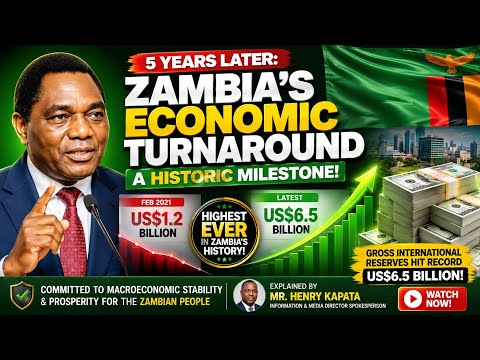 Video President Hakainde Hichilema Delivers Historic Economic Turnaround as Zambias Reserves Hit Records