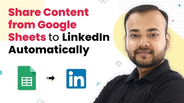 Share an Article or URL from Google Sheets to LinkedIn Automatically | Google Sheets to LinkedIn