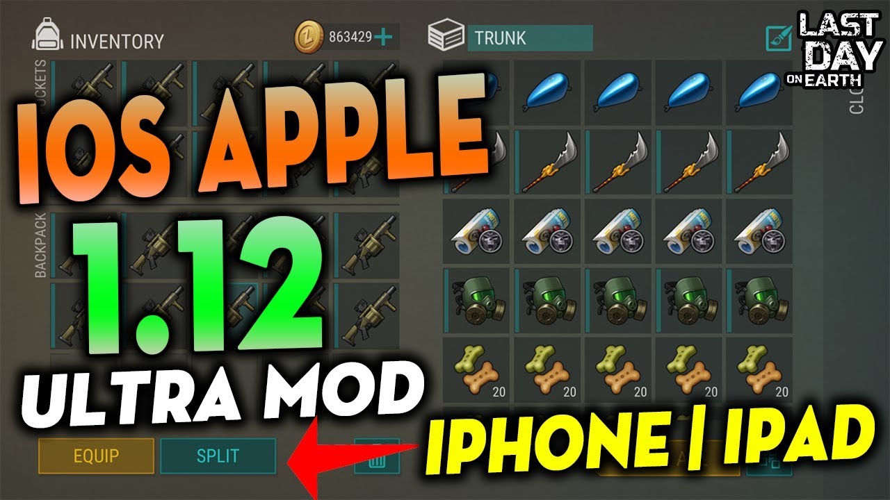 LAST DAY ON EARTH V1.12 HACK IOS IPHONE IPAD FREE CRAFT | MAGIC SPLIT